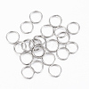 Tarnish Resistant 304 Stainless Steel Split Rings STAS-H413-05P-C-1