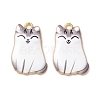 Alloy Enamel Pendants X-ENAM-M046-12G-D-2