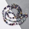 Natural Fluorite Chip Bead Strands G-M205-08-6