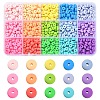 750Pcs 15 Colors Handmade Polymer Clay Beads CLAY-YW0001-73-1