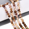Natural Wood Lace Stone Wooden Jasper Beads Strands G-B128-A04-01-1