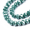 Electroplate Glass Beads Strands EGLA-A034-P2mm-A09-3