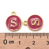 Golden Plated Alloy Enamel Charms LS-ENAM-S118-08S-3