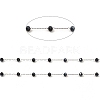 Glass Round Beaded Chains CHS-B003-04E-2