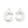 Non-Tarnish 201 Stainless Steel Charms X-STAS-C021-06P-C-2