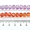 Transparent Painted Glass Beads Strands LS-DGLA-A034-T8mm-A12-3