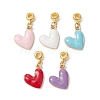 Alloy Enamel European Dangle Charms PALLOY-JF02362-1