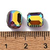AB Color Plated Glass Beads GLAA-F108-12B-12-3