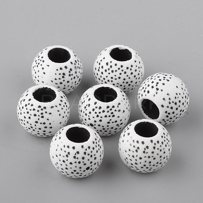 Imitation Bodhi Acrylic Beads X-OACR-S014-02-1