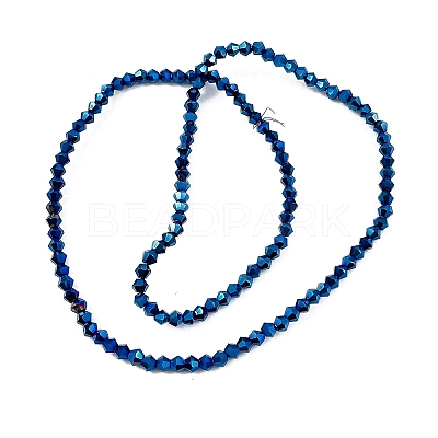 Transparent Electroplate Glass Beads Strands EGLA-A039-T3mm-UA03-1