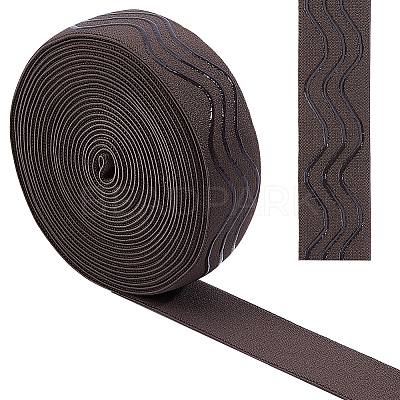 5 Yards Polyester Non-slip Elastic Bands SRIB-GF0001-62B-1