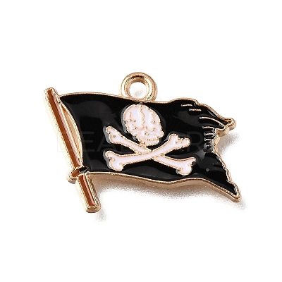 Alloy with Enamel Pendants AL-CBA9E11-03KCG-11-1