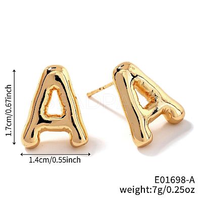 Brass Stud Earrings UV9543-1-1