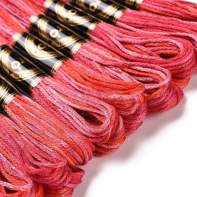 10 Skeins 6-Ply Polyester Embroidery Floss OCOR-K006-A40-1