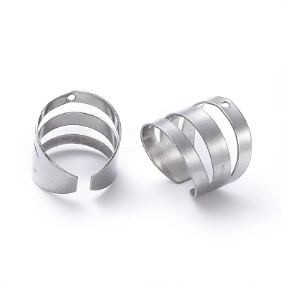 Tarnish Resistant Unisex 304 Stainless Steel Ear Cuff Findings X-STAS-E466-10P-1