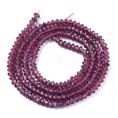 Natural Garnet Beads Strands G-E560-R12-01-1