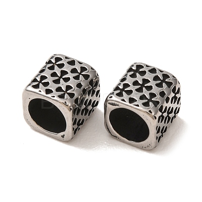 304 Stainless Steel European Beads SA-CBA9DCB-34AS-1