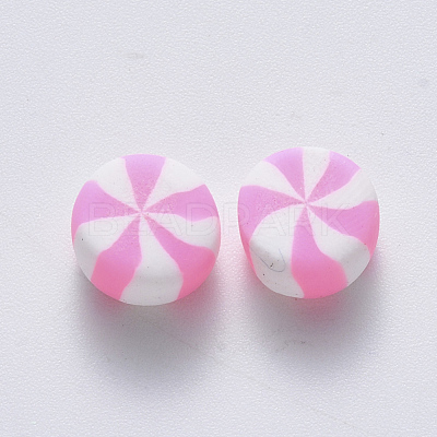 Handmade Polymer Clay Beads CLAY-R084-01H-1