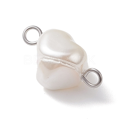 Electroplated Shell Pearl Nuggets Links PALLOY-JF04646-02-1