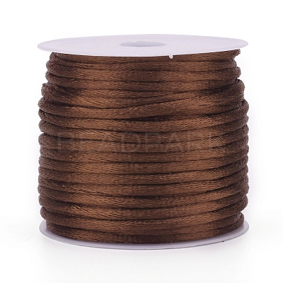 30M Nylon Satin Rattail Cords NWIR-YW0001-04-19-1