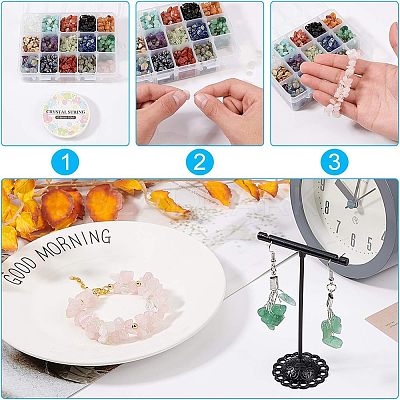 Natural Gemstone Chips Beads G-NB0001-53-1