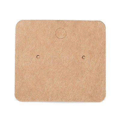 Blank Kraft Paper Earring Display Cards LS-CDIS-G005-05-1