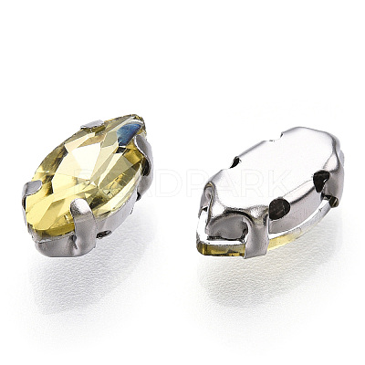 Sew on Rhinestone RGLA-T034-5x10mm-22-1