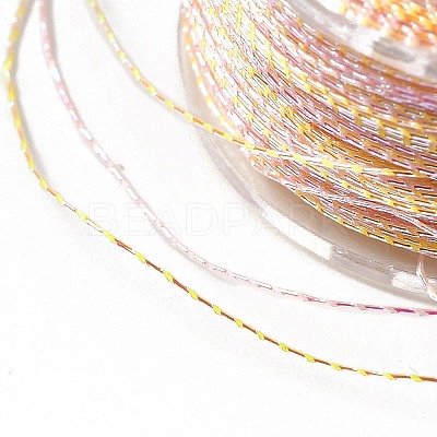 25 Rolls Polyester Metallic Threads OCOR-E026-05-1