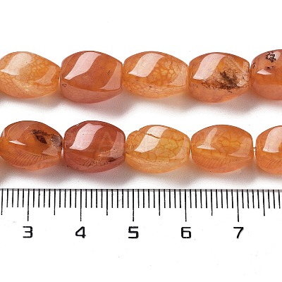Natural Dragon Veins Agate Beads Strands G-G172-01T-1
