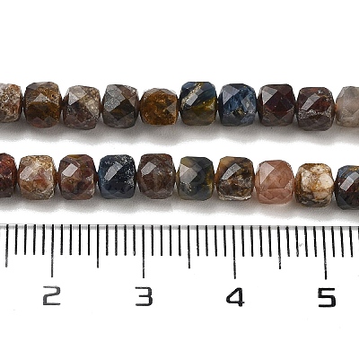 Natural Pietersite Beads Strands G-H042-A10-02-1