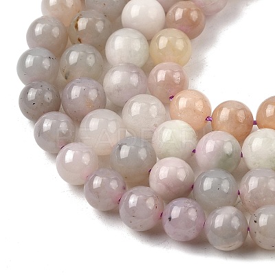 Natural Kunzite Beads Strands G-L478-11-8mm-01-1