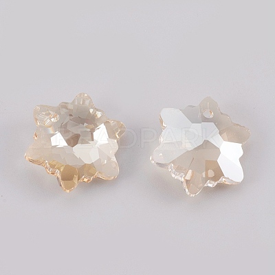 K9 Glass Rhinestone Pendants GLAA-F083-03A-04-1