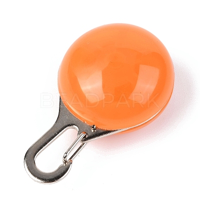 Plastic & Iron LED Collar Light AJEW-P080-01-1