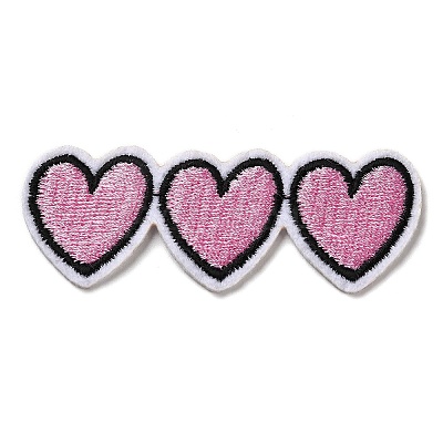 Triple Heart Appliques DIY-D080-06-1