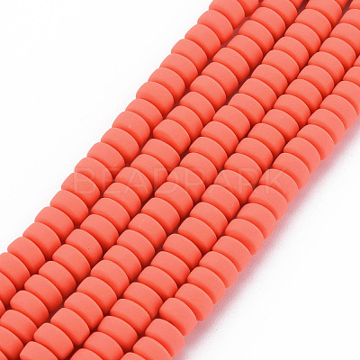 Handmade Polymer Clay Beads Strands CLAY-N008-008-37-1
