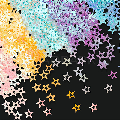 100G 5 Colors Plastic Sequins Beads PVC-CP0001-02A-1