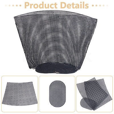 Plastic Mesh Canvas Sheet FIND-WH0420-66B-1