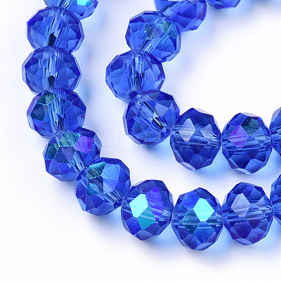 Electroplate Glass Beads Strands LS-EGLA-A034-T6mm-L26-1