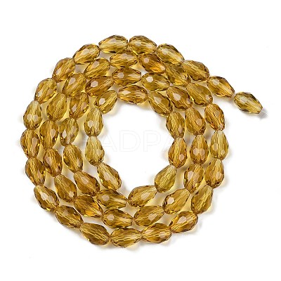 Transparent Glass Beads Strands EGLA-N013-T6mm-D08-1