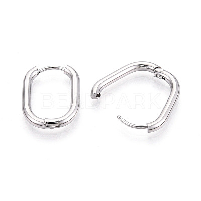 304 Stainless Steel Hoop Earrings X-STAS-T074-29P-1