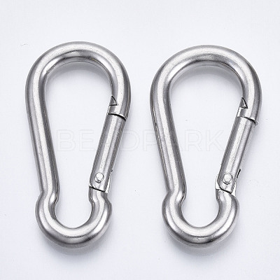 Tarnish Resistant 304 Stainless Steel Rock Climbing Carabiners STAS-N087-24B-01-1