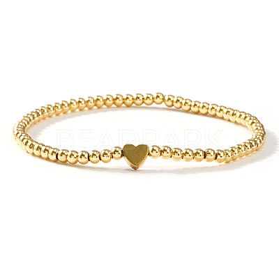 Bohemian Beach Brass Beaded Stretch Bracelets ZQ1331-4-1