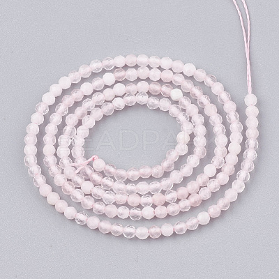 Natural Rose Quartz Beads Strands X-G-T107-16-1