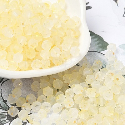 Frosted Glass Beads FGLA-D300-01E-1