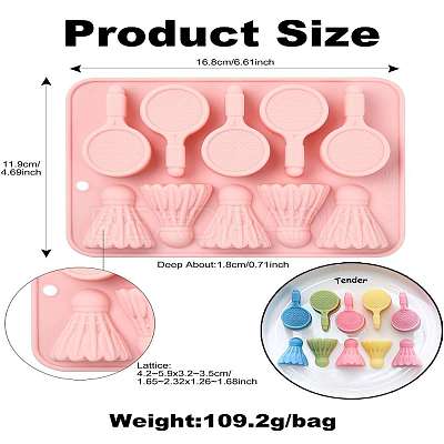 2 Different Shapes Silicone Molds ST-CJ0007-32-1