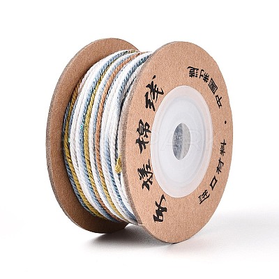 30M Segment Dyed Macrame Cotton Cord OCOR-T018-01A-1