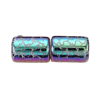 Electroplate Glass Beads EGLA-Q137-01A-H03-1