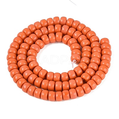 Opaque Glass Beads Strands GLAA-NH0002-B01-C05-1