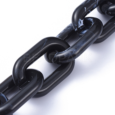 Handmade Acrylic Cable Chains AJEW-JB00590-1
