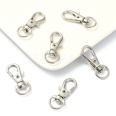 10Pcs Alloy Swivel Lobster Claw Clasps PALLOY-CJ0002-68-1